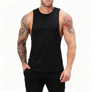 Débardeur de sport pour homme, col rond, personnalisé, vente en gros, respirant, pour l'entraînement physique - Product Image 4