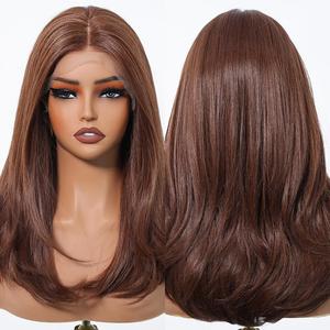 Mimi-DWY 18-Inch Straight Blonde Filter <b>Lace</b> <b>Wig</b> 13x6 Free Part Glueless Design with Transparent <b>Lace</b> - Product Image 2