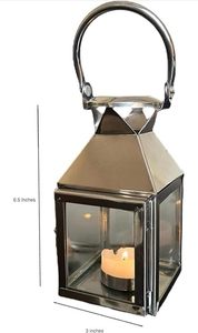 European Style Outdoor Courtyard Shabby Chic Home Decoration Antique <b>Silver</b> Garden Hanging Metal <b>Lantern</b> Vintage Wedding <b>Lantern</b> - Product Image 4
