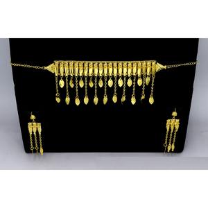 MartaSha High Quality Gold Plated Pure Brass Jewellery Set Traditional UAE Dubai Designer for <b>Weddings</b> and Parties - Product Image 6