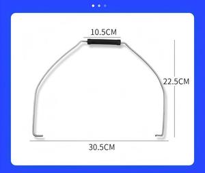 Poignée de seau galvanisée pour fûts métalliques de 25 L, résistance industrielle, prix de gros abordable - Product Image 2