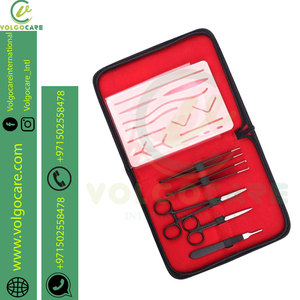 Fabriqué avec un kit de suture complet en acier inoxydable pour étudiants en médecine, comprend un kit de suture en silicone, un instrument médical - Product Image 2