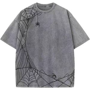 T-shirt ample pour homme, de qualité supérieure, en coton, style streetwear, coupe oversize, résistant au vent, imprimé, 320g, confortable, décontracté, mode moderne - Product Image 1