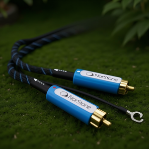 Cavo audio SKYE Rca 100 Negro y Azul 1m - Product Image 3