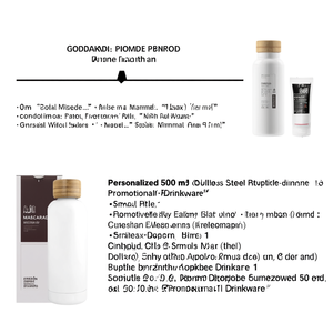 Borraccia Personalizzata da 500ml in Acciaio Inossidabile Palladio - Gadget Promozionale per Bevande - Product Image 2