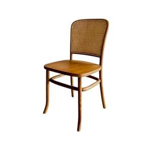 Silla de Comedor de Madera Maciza de Teca y Ratán, Diseño Moderno y Minimalista, para Comedores, Hoteles y Restaurantes - Product Image 2