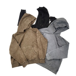 Fabricant de sweats à capuche pour homme de haute qualité du Pakistan, personnalisation de sweats à capuche délavés, sweats à capuche surdimensionnés vintage, sweats à capuche en coton délavé à l'acide - Product Image 2