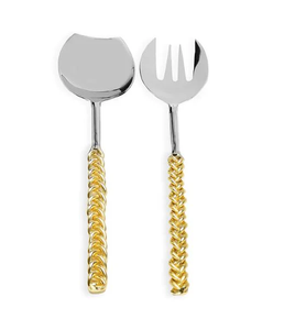 Cuchara de servidor diferente de diseño moderno para postre helado cuchara de servidor de ensalada de latón precio superior artesanía natural - Product Image 2