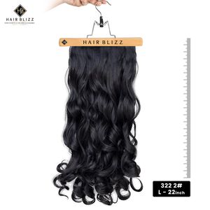 Extensions de cheveux synthétiques de haute qualité, modèle 322, Hairblizz India, machine à double trame, ajustement confortable, prix de gros, beauté - Product Image 6