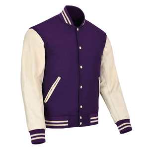 Veste universitaire de haute qualité, nouveau style, logo et design personnalisés, fabrication professionnelle, veste de baseball universitaire pour hommes - Product Image 2