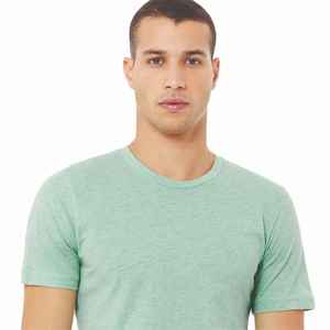 T-shirts à col ras du cou 100% coton pour hommes, manches courtes, coupe classique, vente en gros, vêtements d'été, tissu tricoté - Product Image 3