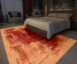 Alfombra de Oración de Lana Anudada a Mano de Alta Calidad, Estilo Persa, Ecológica, Antideslizante, Resistente al Fuego, Apta para Mascotas, Diseño Abstracto - Product Image 4