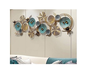 Nouvelle conception Art mural pour salon taille personnalisée forme métal aluminium suspendu décoration murale intérieure pour la maison hôtels - Product Image 3