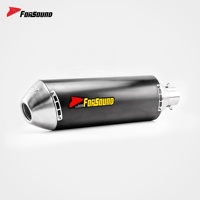 Pot d'échappement universel pour moto tout-terrain Forsound Factory, prix de gros, style FMFs, en acier inoxydable multicolore, Silpon