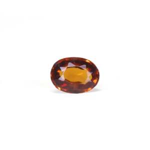 Hessonita (Gomed) de Alta Calidad de 3.1 Quilates, Corte Oval Facetado, Gema de Tamaño Personalizado, Calibrada, Diamante, Cristal de Citrino Suelto - Product Image 1