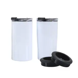 With Lid Double Wall Stainless Steel 12oz Can <b>Cooler</b> Koozie for Cold <b>Drinks</b> - Product Image 5