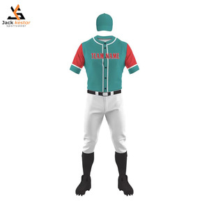 Uniforme de Softbol de Secado Rápido, Transpirable, Antibacteriano, que Absorbe la Humedad, Camiseta de Béisbol con Botones, Jersey con Impresión Personalizada para Adultos - Product Image 1
