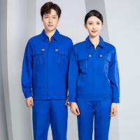Combinaison de travail d'été à manches courtes en 35% coton pour usine et garage, uniforme de travail hygiénique