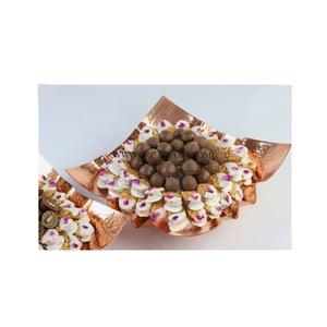 ชามโลหะเคลือบนิกเกิลสำหรับตกแต่งช็อกโกแลตทำจากโลหะมีขาตั้งทำจากมุกขนาดพิเศษ - Product Image 4