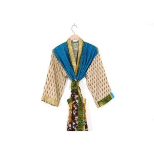 ชุดนอนกิโมโนผ้าไหมแท้อินเดียสำหรับผู้หญิงชุดเดรสเจ้าสาวสไตล์ญี่ปุ่นนุ่มสบายสำหรับงานแต่งงานชายหาดฤดูร้อนฤดูใบไม้ผลิ - Product Image 4