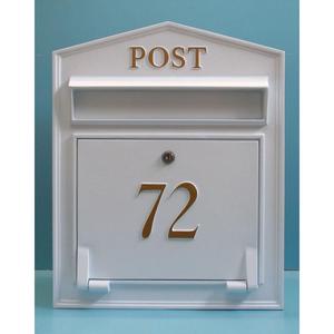 Decorative Wall Mount Letter <b>Box</b> Grey Red <b>White</b> Premium <b>Post</b> <b>Box</b> Home And Garden Supplies Customized Wedding <b>Post</b> <b>Box</b> Handcrafts - Product Image 5