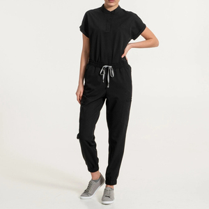 Jogger Scrub Set para mujer Modern Mandarin 2pckt Top con 7pckt Bottom - Product Image 1