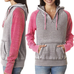 Vente en gros de haute qualité recadrée acide lavé en relief bouffée impression broderie femmes sweats à capuche fabricants pour vêtements de douane à capuche - Product Image 6
