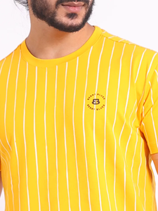 Camiseta de media manga estampada a la moda de algodón 100% de la mejor calidad, ajuste Regular y cuello elástico, comodidad diaria para salidas informales - Product Image 3