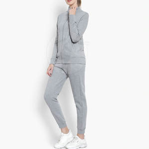 Chándal tejido con logotipo personalizado de alta calidad para mujer para ropa informal para invierno-Venta de fábrica - Product Image 3