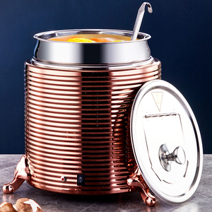 หม้อต้มซุปไฟฟ้าสแตนเลส 11 ลิตร ปรับอุณหภูมิได้ สำหรับร้านอาหารและโรงแรม - Product Image 5