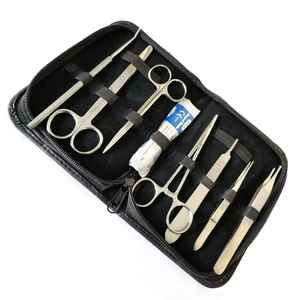 Kit de herramientas quirúrgicas profesionales de acero inoxidable alemán incluye pinzas de tijera pinzas de bisturí todas accionadas manualmente - Product Image 4