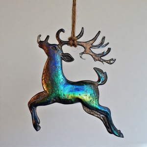 WinterPrance Pièce murale suspendue en forme de renne pour décoration de maison festive Sculpture de Noël pour expositions saisonnières - Product Image 2