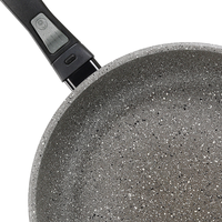 Casserole en aluminium antiadhésive de haute qualité, fabrication italienne, revêtement granit épais, pour soupes et sauces, compatible induction et gaz