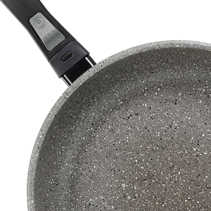 Casserole en aluminium antiadhésive de haute qualité, fabrication italienne, revêtement granit épais, pour soupes et sauces, compatible induction et gaz - Product Image 3