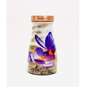 Premium Export Quality Pure Copper 100% Leak Proof <b>Water</b> <b>Bottle</b> Printed Design Custom Size Bedroom <b>Water</b> Jar Carafe Bedside Deco - Product Image 1