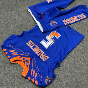 Uniformes de fútbol americano de alta calidad, manga corta, transpirable, transferencia de calor, impreso, personalizado para escuelas y ligas - Product Image 4