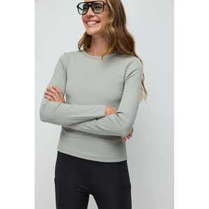 Camiseta Básica Casual Elástica de Manga Larga en Tela Turca 100% Algodón - Product Image 2