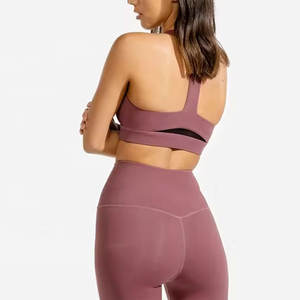 Ventes chaudes Soutien-gorge de sport personnalisé pour femmes Fabrication en gros Mode Femme Soutien-gorge de sport doux pour la salle de sport Soutien moyen Sans couture - Product Image 4