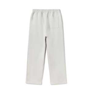 Men Sweatpants Heather Grey Heavyweight 100% Cotton <b>Jogger</b> Loose <b>Stacked</b> Wide Leg Pants Vintage Drawstring Custom Sweatpants - Product Image 4