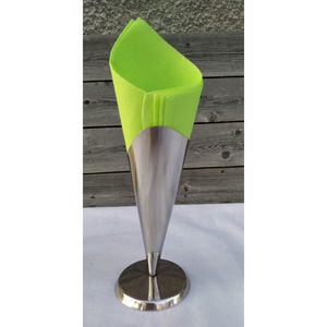 Beautiful <b>Silver</b> Steel <b>Napkin</b> Holder That Adds Sophisticated Modern Style And Unique Decorative Touch To Dining Decor - Product Image 5
