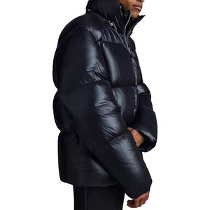 แจ็คเก็ตดาวน์บุหนา กันลม สำหรับผู้ชาย พิมพ์โลโก้ได้ แจ็คเก็ตพัฟเฟอร์สำหรับฤดูหนาว แจ็คเก็ตคุณภาพสูงสำหรับผู้ชาย - Product Image 4