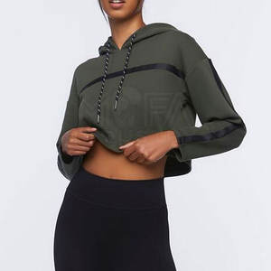 Sweats à capuche anti-rides directs d'usine pour femme tissu respirant OEM disponible au Pakistan - Product Image 5