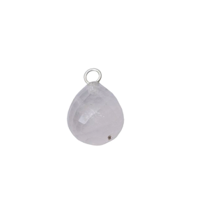 Argent 925 avec cristal Quartz à facettes Charm Bezel Gemstone Connectors and Gemstone Charms - Product Image 2