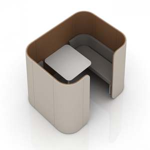 Quiet Focus and Team Collaboration <b>Office</b> Pod with Table Fabric Acoustic Pod for Workspaces - Product Image 1