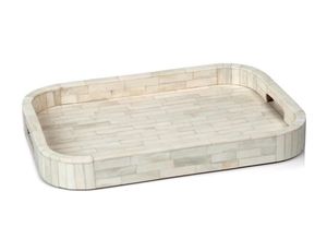 Vaisselle Offre Spéciale Plateau de service en bois Poignée en métal en gros Plateau de service décoratif pour mariage Fête de Noël et Restaurant - Product Image 3