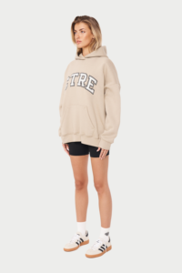 Sudadera con Capucha Extra Grande de Invierno para Mujer, Tejida, 100% Algodón, Ligera, Transpirable, con Logotipo Personalizado - Product Image 3