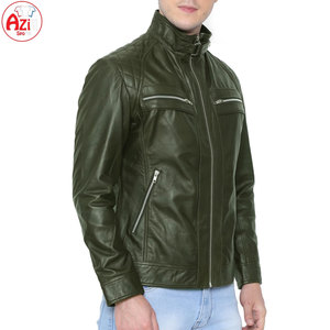 Latest Best Quality <b>Men</b> <b>Leather</b> <b>Jacket</b> Eco-Friendly Windproof Breathable Front Logo Custom Colors Wholesale Winter <b>Jackets</b> - Product Image 2