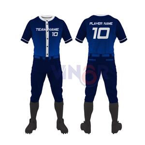 Servicio OEM Diseño personalizado para su equipo Uniformes de béisbol Moda Jersey de béisbol en blanco con pantalones cortos Conjuntos Uniformes de béisbol - Product Image 1