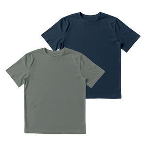 Camisetas sin cuello para hombre 100% algodón ecológico secado rápido verano Casual manga corta precio de fábrica camisetas personalizadas - Product Image 1