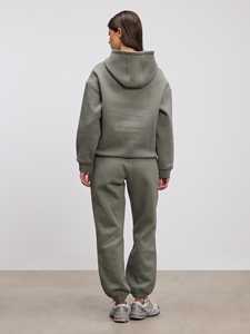 Nuevo diseño Relaxed Hoodie & Jogger Set con bolsillos Sage Drop Shoulder Chándal de dos piezas para mujeres Gym Training & Streetwear - Product Image 3